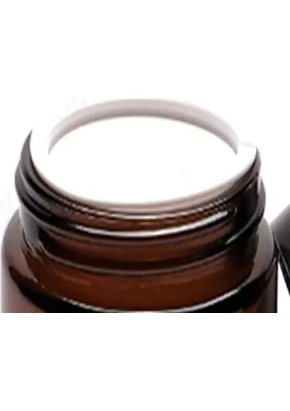 Cam Yeniden Doldurulabilir Amber Cam Krem Kavanozu 20 ml - Boş Kavanoz 50 Adet fiyatları