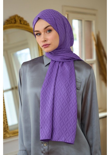 Yaz Işıltısı Koleksiyonu İpeksi Jakar Şal Lavanta 9015-19 fiyatları