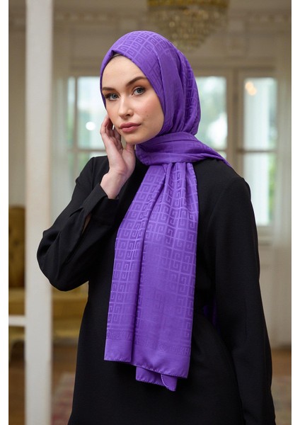 Yaz Işıltısı Koleksiyonu İpeksi Jakar Şal Menekşe 9016-08 fiyatları