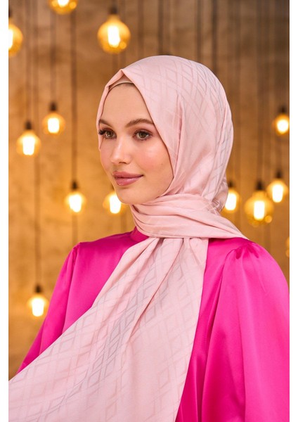 Yaz Işıltısı Koleksiyonu İpeksi Jakar Şal Şeker Pembe 9015-02 modelleri