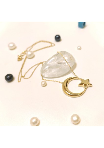 Ayyıldız Kolye 14 Ayar Altın Hd Videolu fırsatları