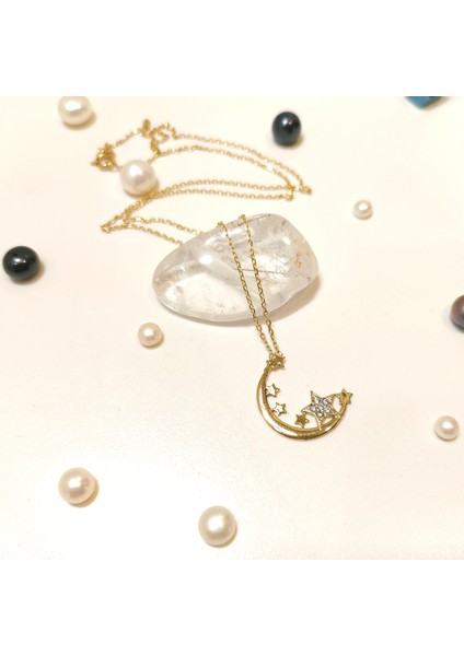 Ayyıldız Kolye 14 Ayar Altın Hd Videolu modelleri