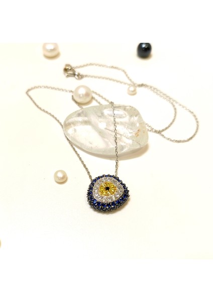 Sosyete Göz Kolye 14 Ayar Altın Hd Videolu modelleri