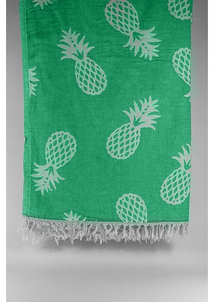 Ananas Peştemal - %100 Pamuk- 100X180- Peştemal- Plaj Havlusu- Ananas Desen