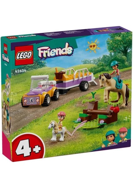 42634 Lego® Friends At ve Midilli Römorku 105 Parça +4 Yaş