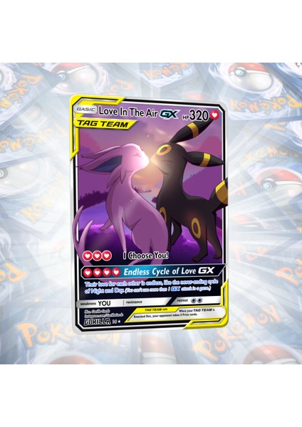 Love In The Air Gx Full Art Custom Pokemon Kartı