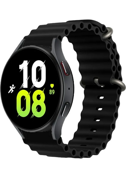 20 mm Universal Ocean Silikon Kordon Siyah