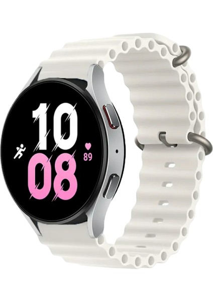 20 mm Universal Ocean Silikon Kordon Beyaz