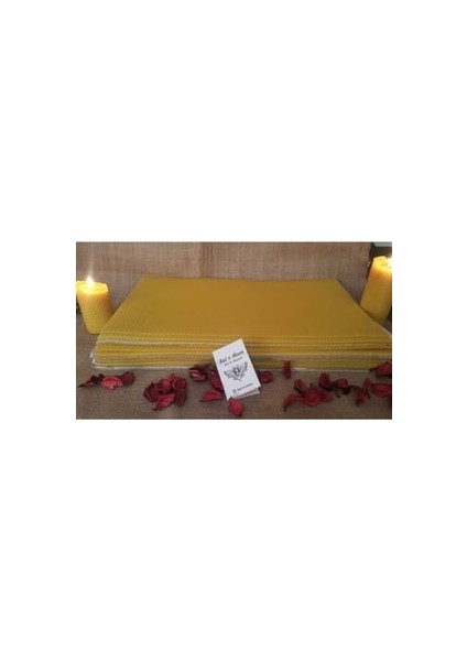 Beeswax Bal Ve Mum Balmumu Petek 26 Adet 2 Kg. 22CMX40CM