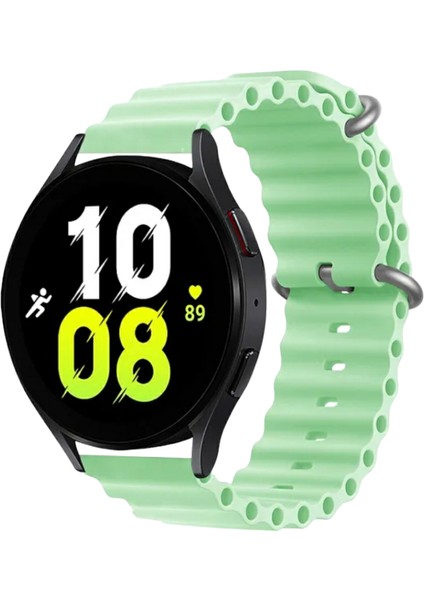 22 mm Universal Ocean Silikon Kordon Açık Yeşil