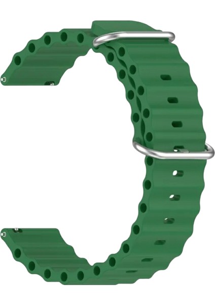 20 mm Universal Ocean Silikon Kordon Koyu Yeşil fiyatları