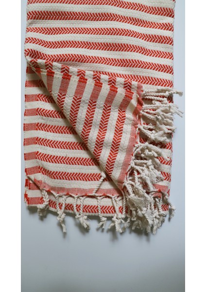 Knidos Peştemal - %100 Pamuk- 100X180- Peştemal- Plaj Havlusu- Çizgi Desen
