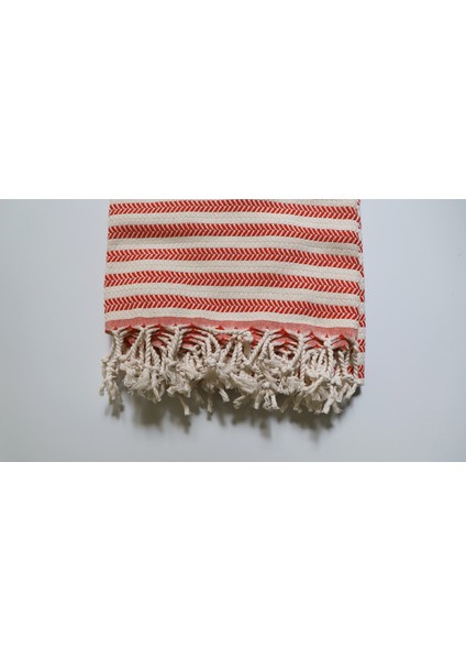 Knidos Peştemal - %100 Pamuk- 100X180- Peştemal- Plaj Havlusu- Çizgi Desen