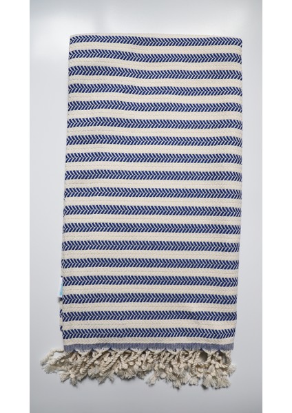 Knidos Peştemal - %100 Pamuk- 100X180- Peştemal- Plaj Havlusu- Çizgi Desen