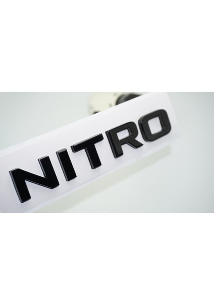 Dodge Nitro Bagaj Siyah Abs 3m 3D Yazı Logo Amblem