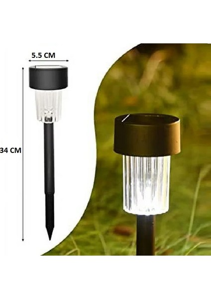 250 Adet Güneş Enerjili Solor Meşale Lamba Bahçe Aydınlatma 34 cm IP65 Solor Torch Pilsiz LED Işıklı