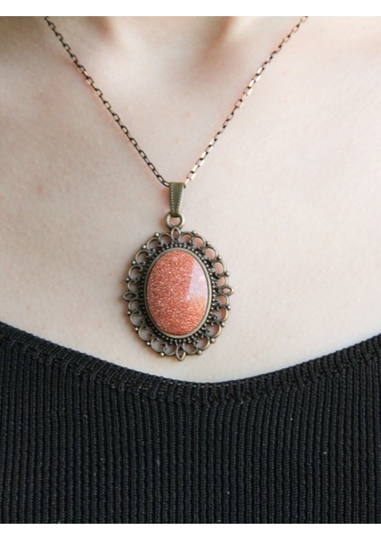 Doğal Taş Yıldız Doğal Taşlı Otantik Kadın Kolye 45 cm Zincirli EUK13Y modelleri