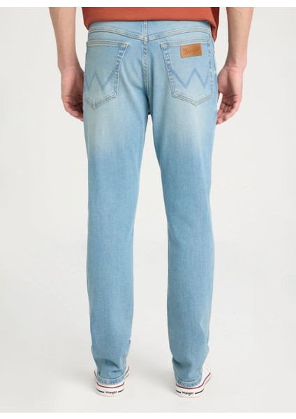 Düşük Bel Regular Fit Açık Mavi Erkek Denim Pantolon W12T023404 Texas Tapered Jean Pant