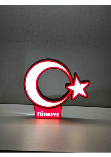 Türk Bayrağı Işıklı
