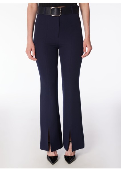 Normal Bel Standart Lacivert Kadın Pantolon 24YSL5193 fiyatları