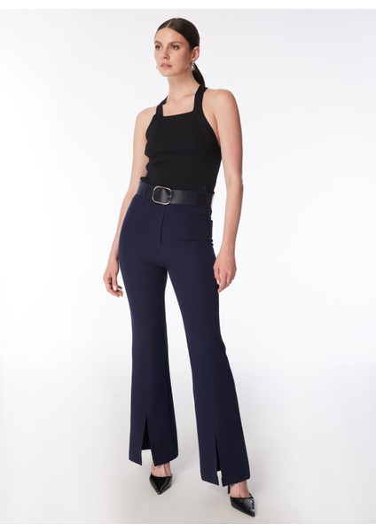 Normal Bel Standart Lacivert Kadın Pantolon 24YSL5193 modelleri