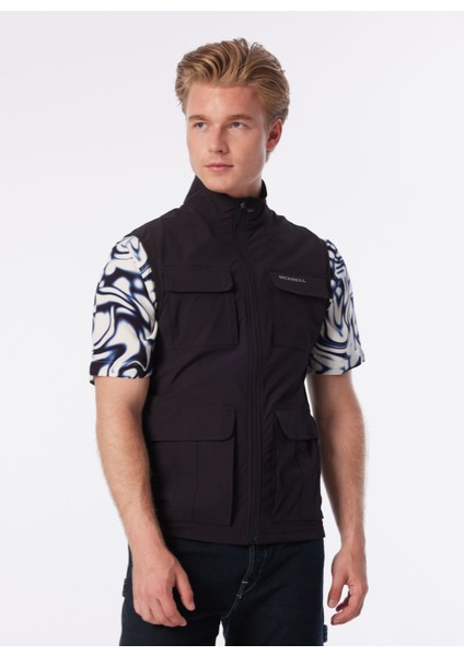 Siyah Erkek Dik Yaka Yelek M4VENTUREM_VENTURE M fiyatları