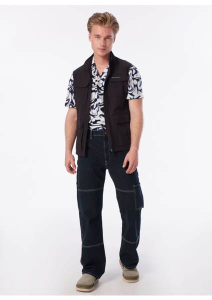 Siyah Erkek Dik Yaka Yelek M4VENTUREM_VENTURE M modelleri