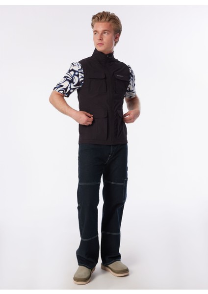Siyah Erkek Dik Yaka Yelek M4VENTUREM_VENTURE M fırsatları