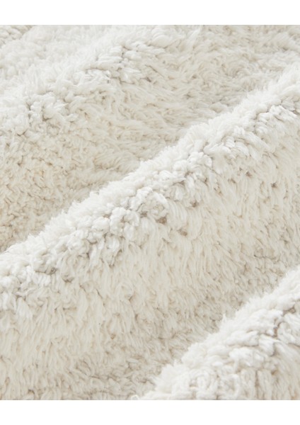 Falbelo Pamuklu Banyo Paspası Ekru modelleri