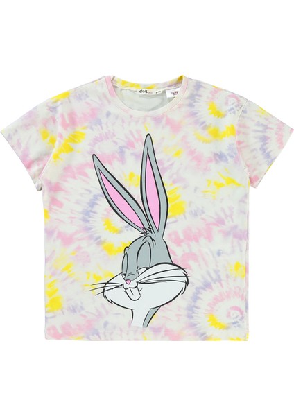 Bugs Bunny Kız Çocuk Tişört 10-13 Yaş Pembe