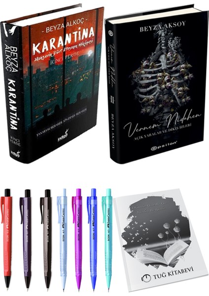 Karantina 2-Vernem Nidahen + Kalem + Not Defteri