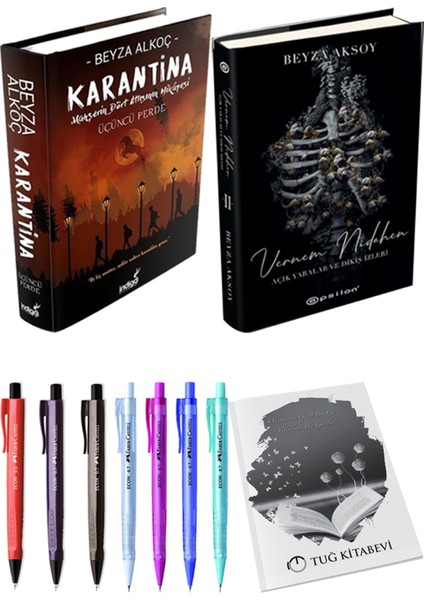 Karantina 3-Vernem Nidahen + Kalem + Not Defteri