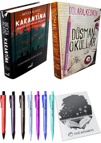 Karantina 2 - Düşman Okullar 1 + Kalem + Not Defteri
