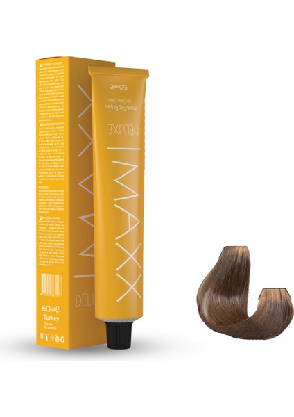 Maxx Deluxe Tüp Boya 9.1 Küllü Açık Sarı 60 Ml + Sıvı Oksidan