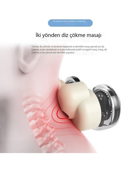 HB Tech U Şeklinde Boyun Masaj Yastığı Yastık Araba Çok Fonksiyonlu Servikal Masaj Elektrikli (Yurt Dışından)