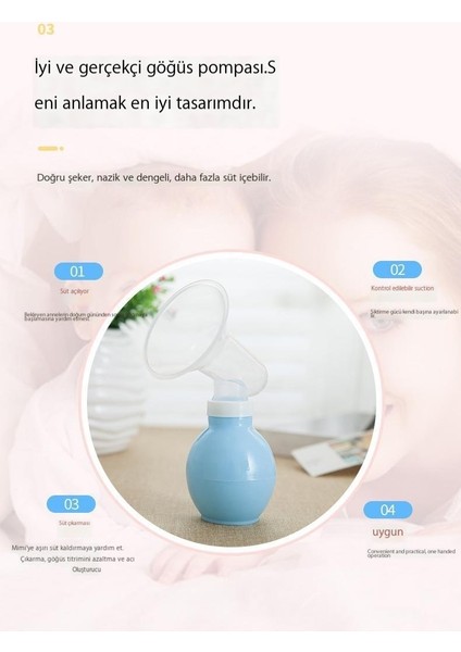 Manuel Dirsek Göğüs Pompası Manuel Göğüs Pompası (Yurt Dışından)
