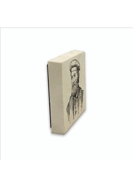 Italyan Kaşif Marco Polo Baskılı Doğaltaş MAGNETKRG-062BUZDOLABI Süsü fırsatları