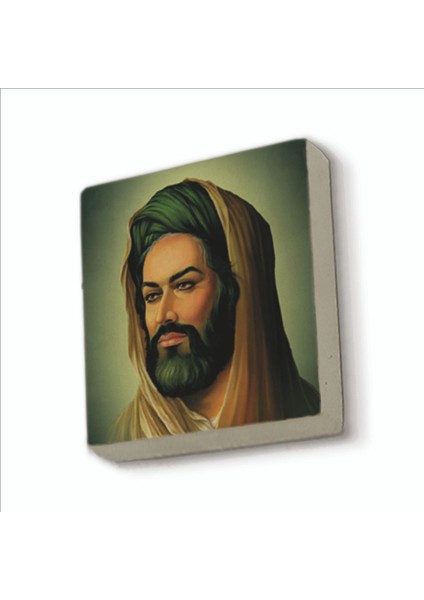 Hz. Hüseyin Tasviri Baskılı Doğaltaş MAGNETKRG-082BUZDOLABI Süsü