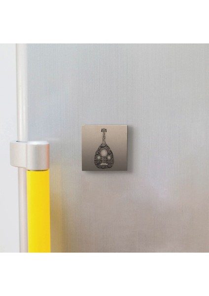 Ud Şeklinde Harfler Baskılı Doğaltaş MAGNETKH-213BUZDOLABI Süsü modelleri