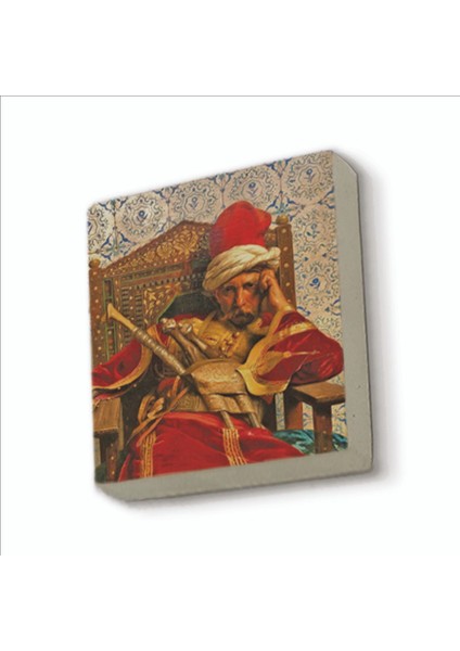Markos Botsaris Jean-Léon Gérôme, 1874 Baskılı Doğaltaş MAGNETKRT-129BUZDOLABI Süsü