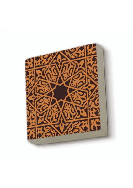 Çini Desen Baskılı Doğaltaş MAGNETKD-021BUZDOLABI Süsü
