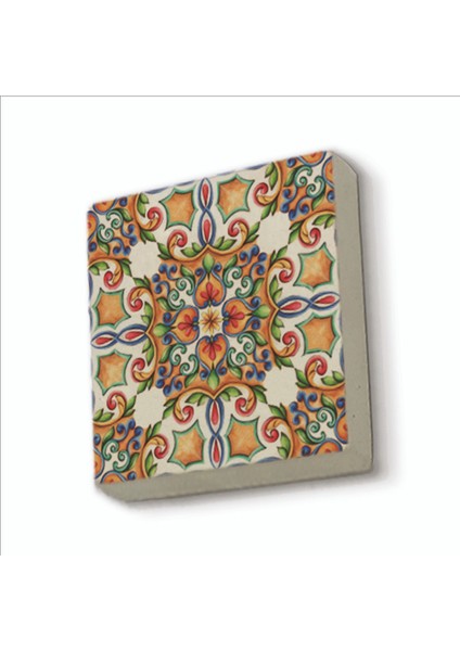 Italyan Deseni Baskılı Doğaltaş MAGNETKD-086BUZDOLABI Süsü