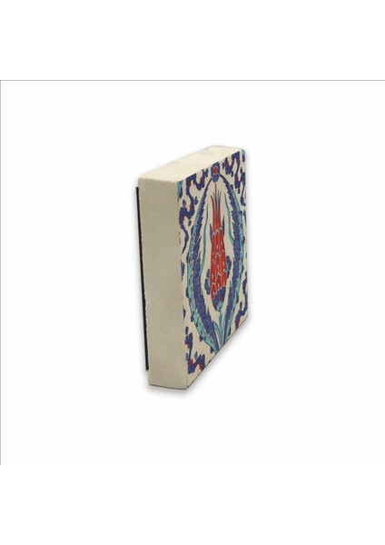 Iznik Çini - Lale Baskılı Doğaltaş MAGNETKD-034BUZDOLABI Süsü fırsatları