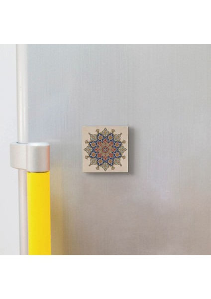Rumi Desen Baskılı Doğaltaş MAGNETKD-054BUZDOLABI Süsü modelleri