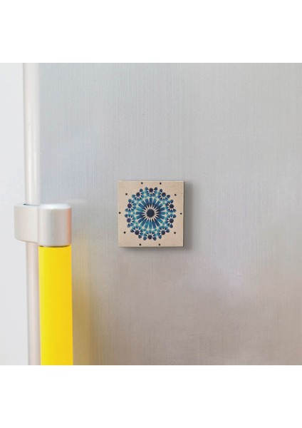 Rumi Desen Baskılı Doğaltaş MAGNETKD-055BUZDOLABI Süsü modelleri