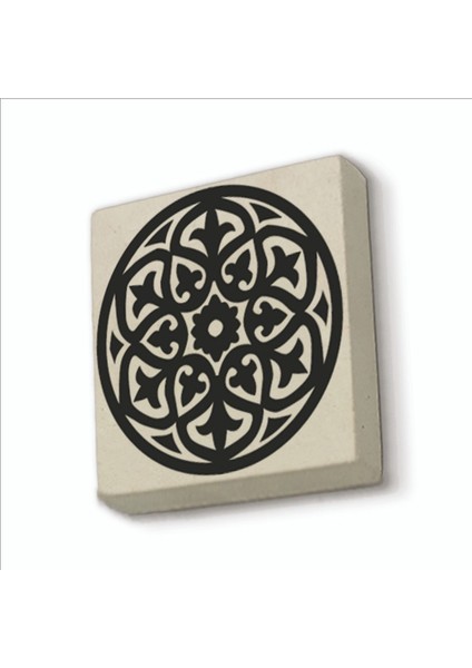 Barok Desen Baskılı Doğaltaş MAGNETKD-059BUZDOLABI Süsü