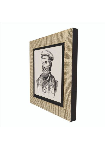 Italyan Kaşif Marco Polo Baskılı Mdf MAGNETKRG-062BUZDOLABI Süsü indirimleri