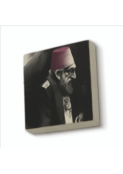 2. Abdülhamid Baskılı Doğaltaş MAGNETKRT-097BUZDOLABI Süsü