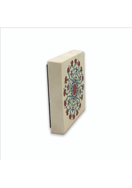 Iznik Çini Desen Baskılı Doğaltaş MAGNETKD-041BUZDOLABI Süsü fırsatları