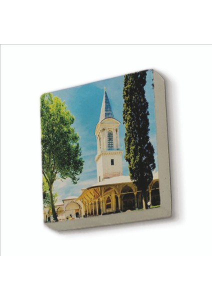Adalet Kulesi Topkapı Sarayı Baskılı Doğaltaş MAGNETKRT-053BUZDOLABI Süsü